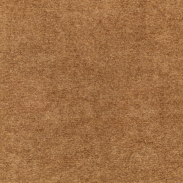 Warm tobacco-brown textile swatch with dense fine horizontal texture and tonal depth