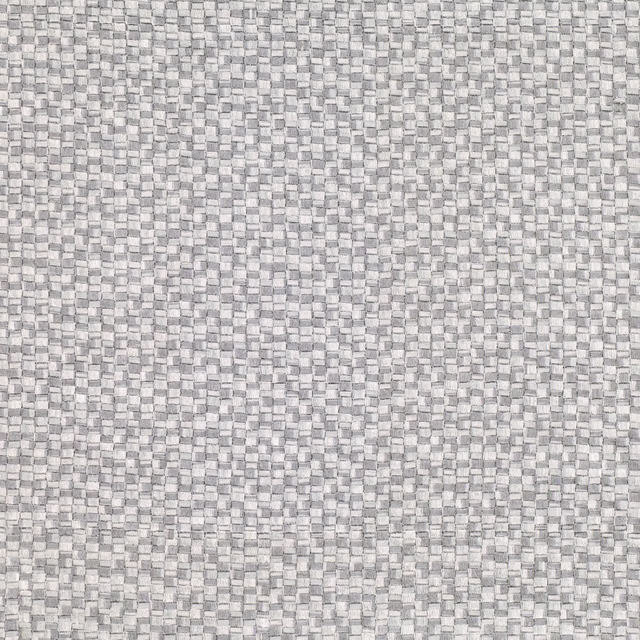 Cool silver-grey textile with a small irregular checked weave and tactile surface
