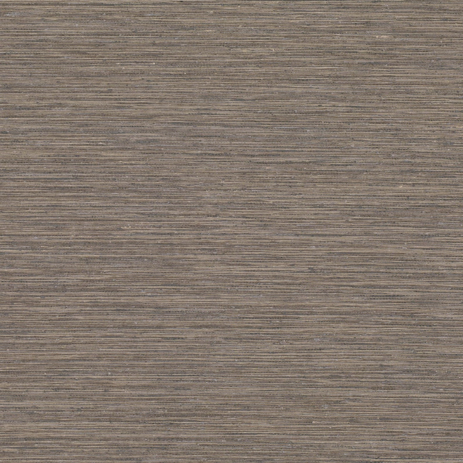 Close-up of taupe-brown Rattan Driftwood textile with fine horizontal woven striations