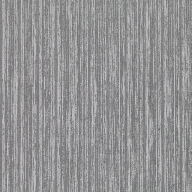 Cool silver-grey textile with fine vertical strié lines and soft tonal depth