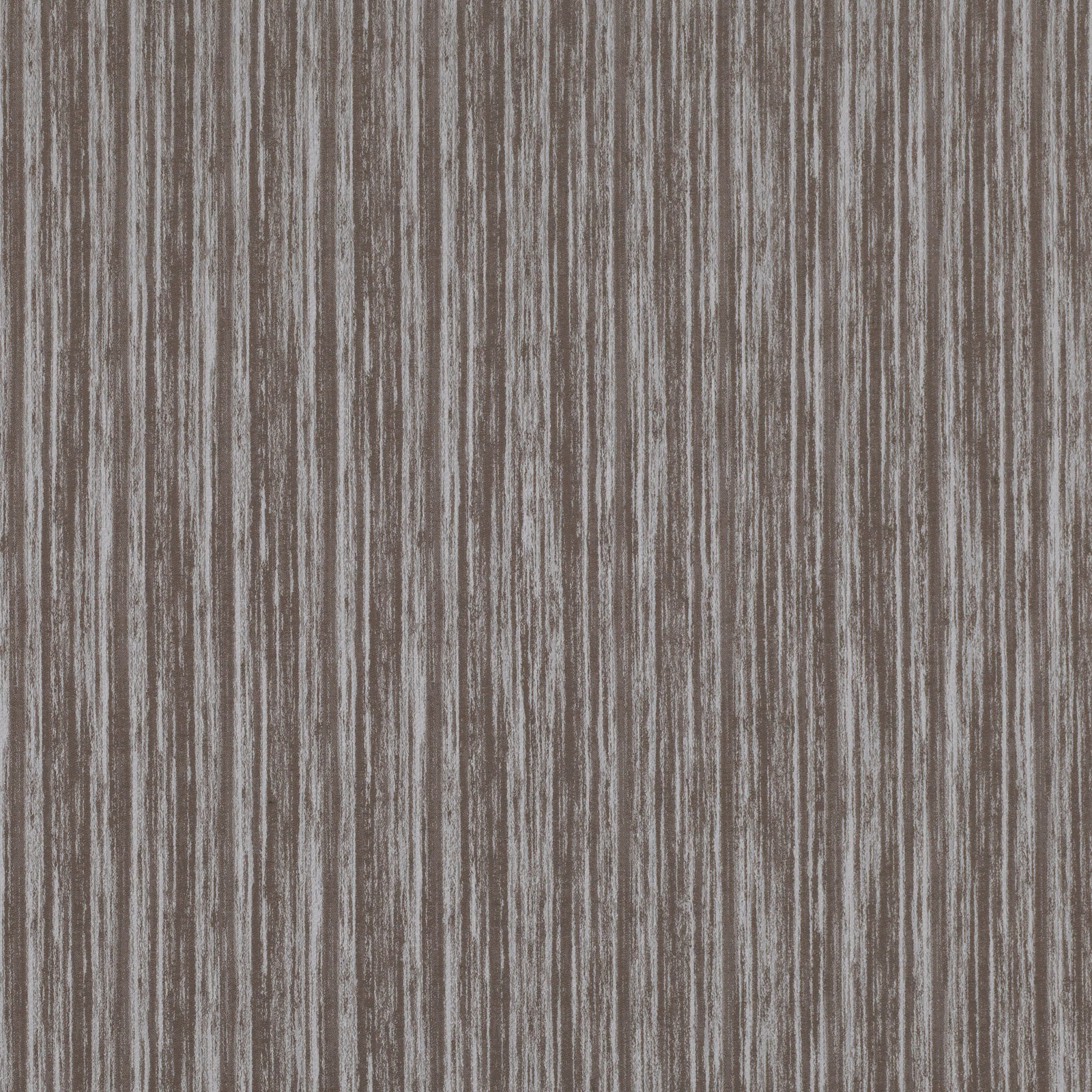 Weathered taupe fabric with fine brown-grey vertical striations and softly textured surface
