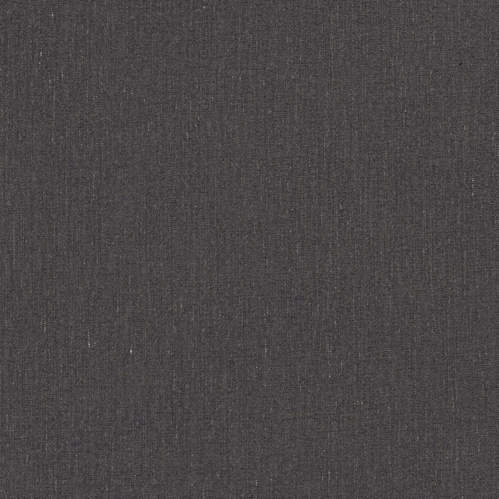 Dark graphite-grey plain weave with fine vertical striations and subtle tonal flecks