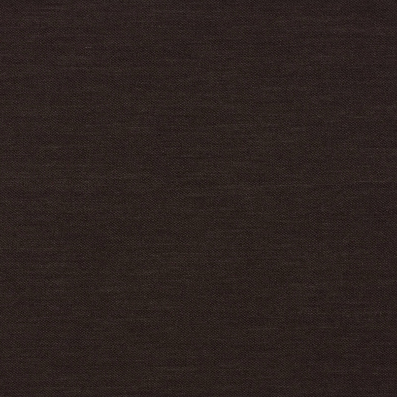 Deep espresso-brown woven fabric with subtle horizontal tonal grain