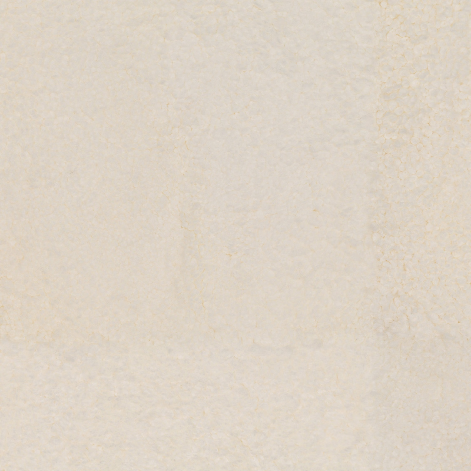 Pale natural cream fabric with softly mottled, fleece-like texture
