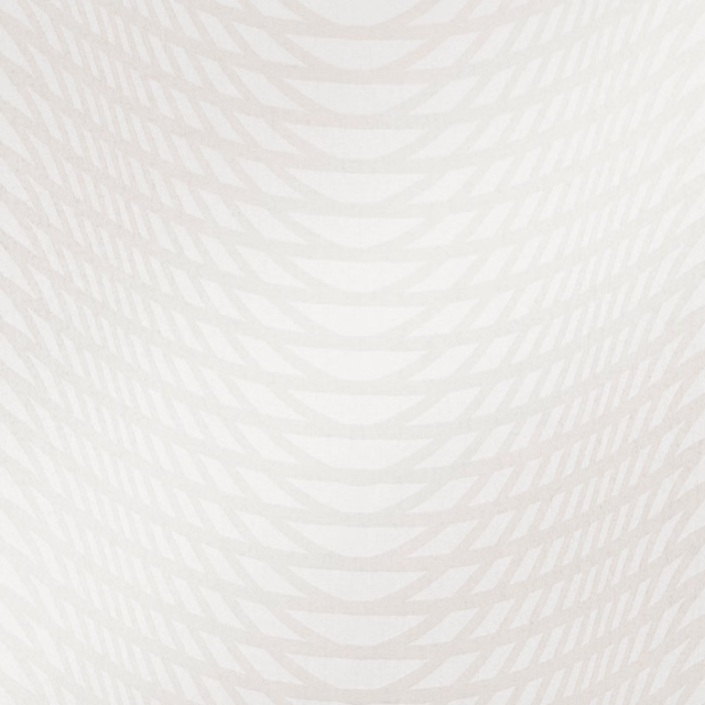 Pale ivory Akaw fabric with soft grey, feather-like sweeping motifs