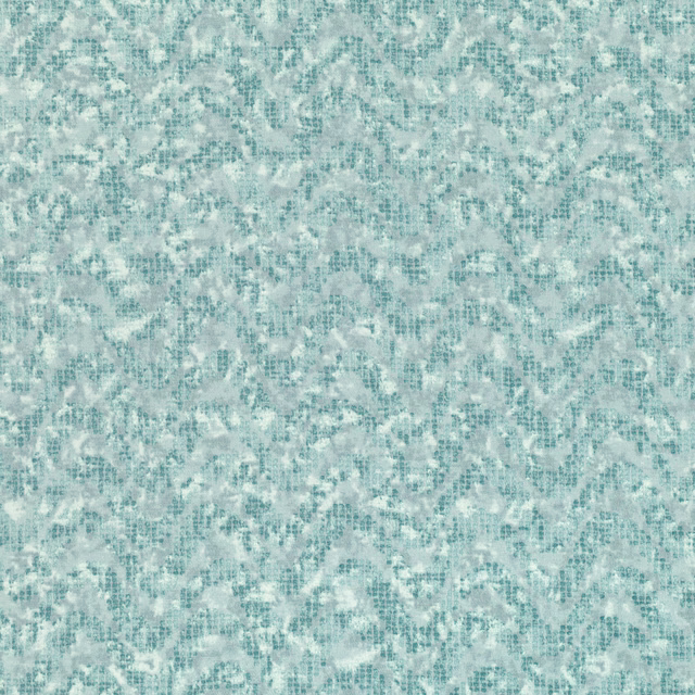 Pale lagoon aqua textile with icy mottled clouds and a fine woven texture