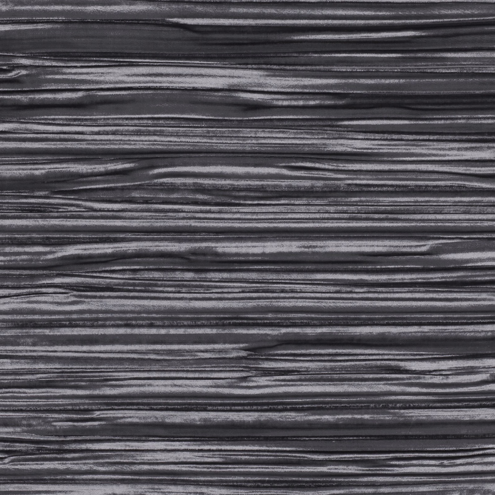 Dark aviator blue-grey textile with layered horizontal charcoal striations and silver-grey highlights