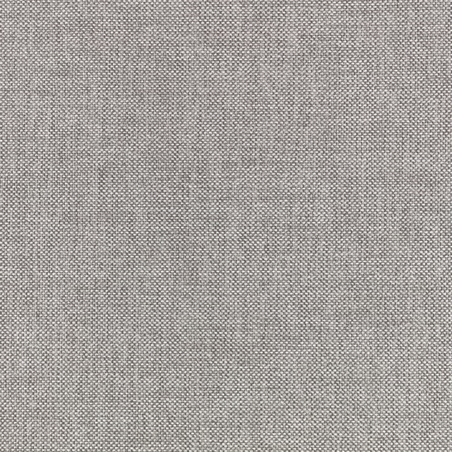 Close-up of soft mineral grey outdoor fabric with a fine woven basket texture