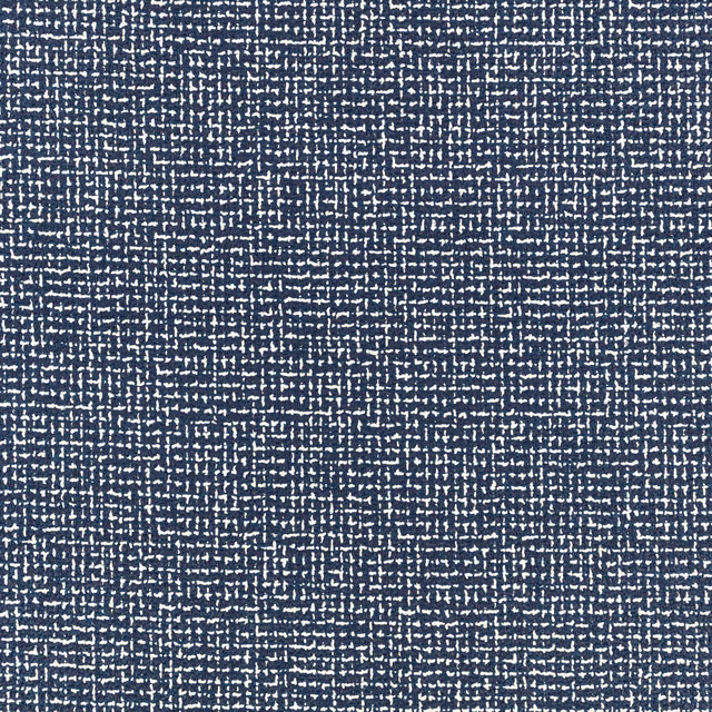 Deep ocean-blue woven textile with irregular pale flecks and crosshatch texture