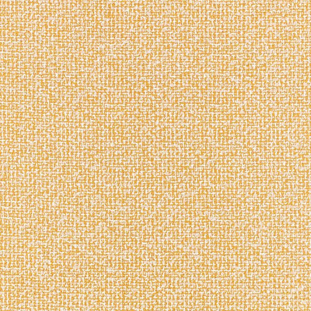 Close-up of golden-yellow outdoor weave with dense cream flecks and tactile texture