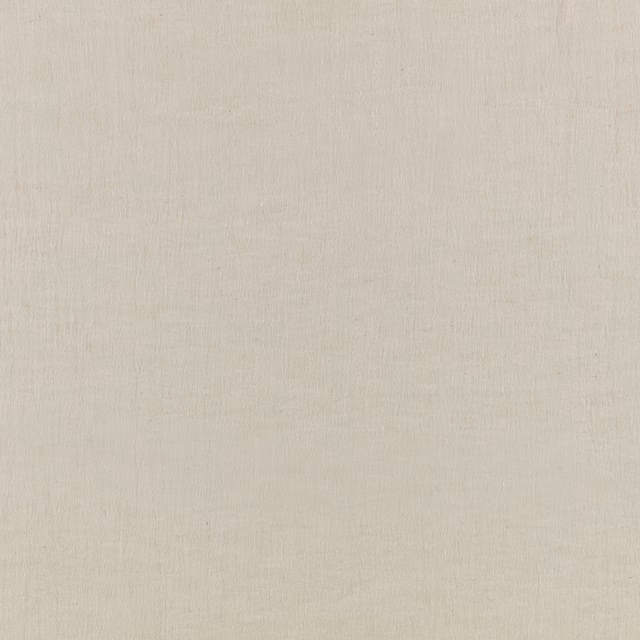 Pale linen greige sheer with fine vertical slubs and a softly matte weave