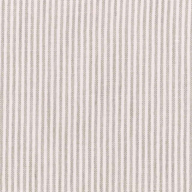Muted taupe and ivory sheer with narrow vertical geometric weave