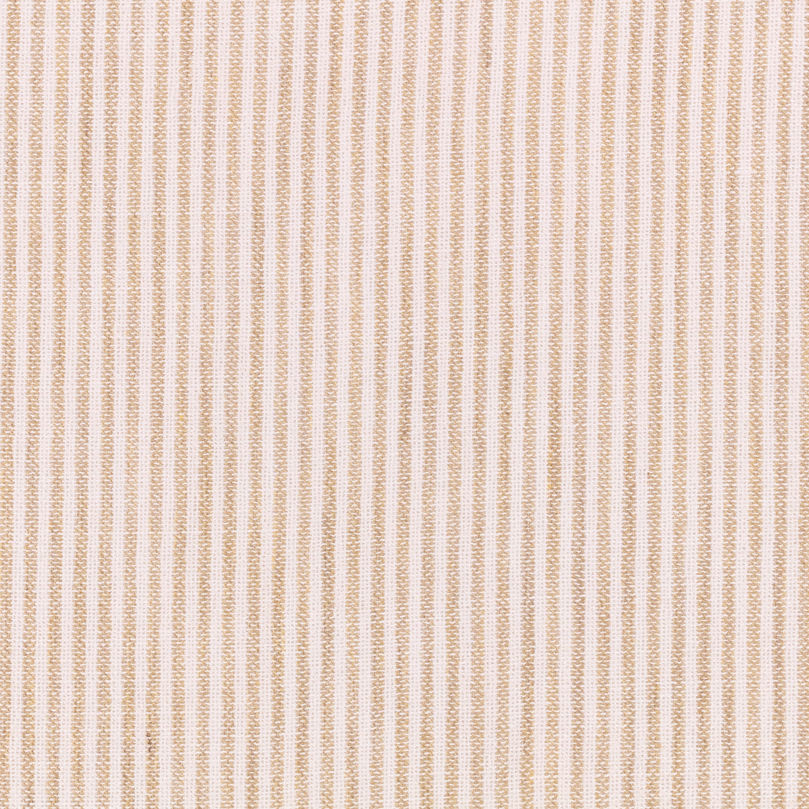 Warm coir beige and cream vertical striped weave with fine chevron texture