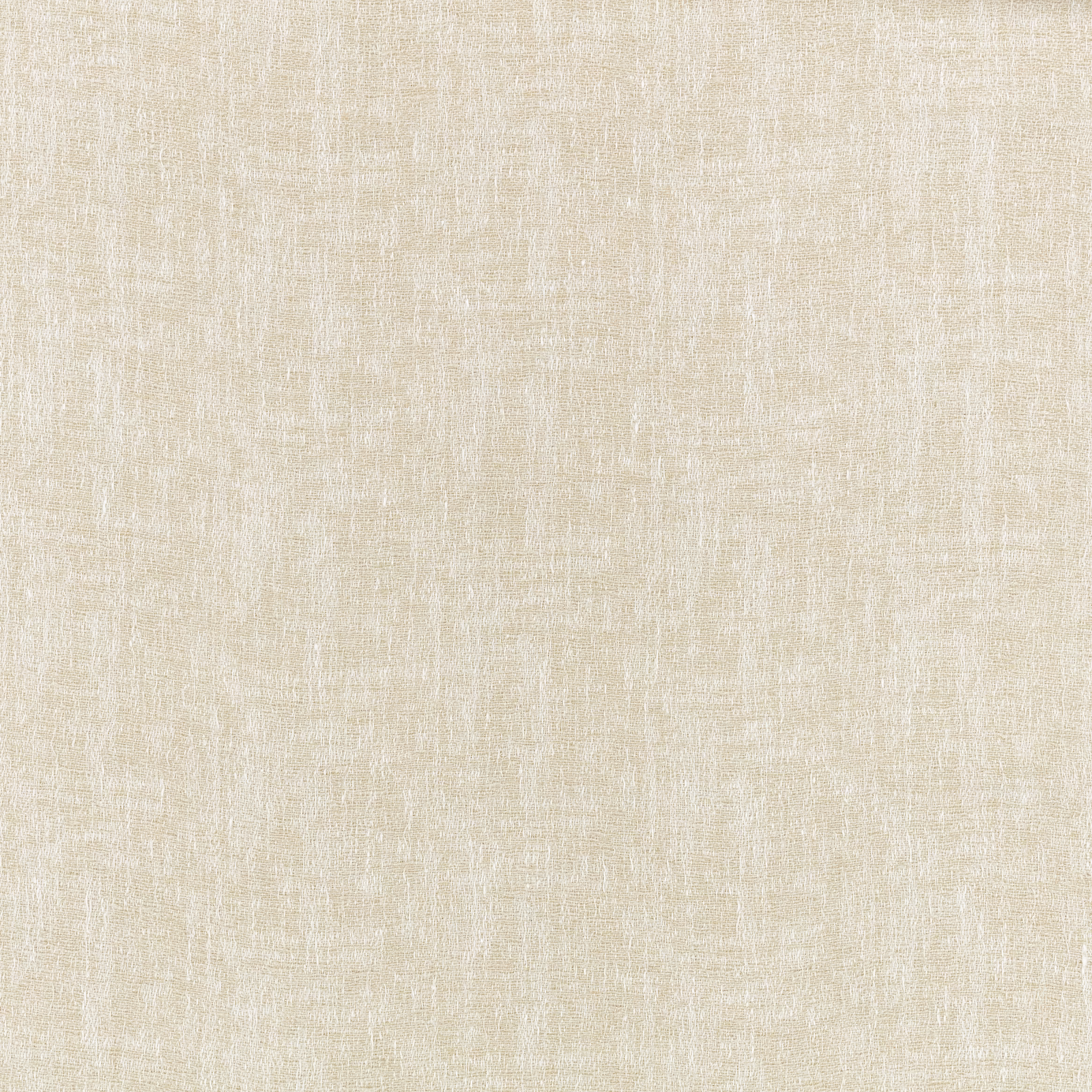 Warm ivory linen-look sheer with a softly irregular vertical woven texture