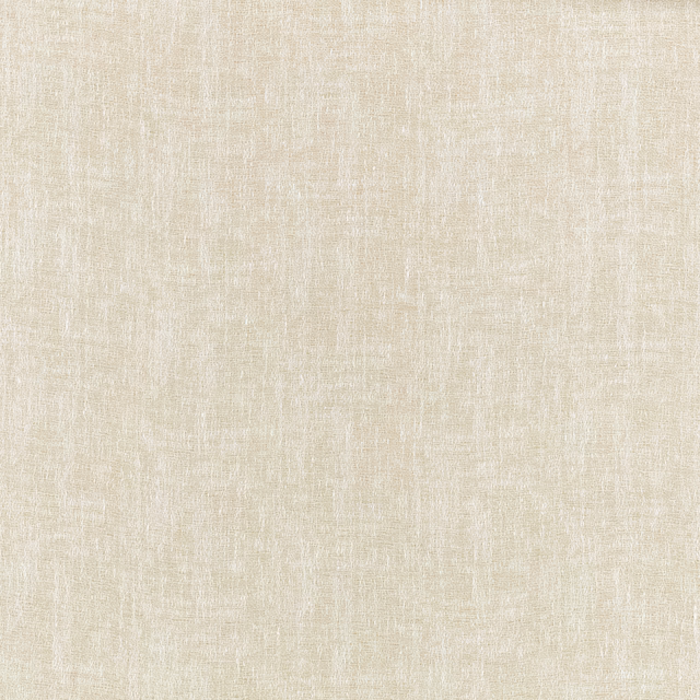Warm ivory linen-look sheer with a softly irregular vertical woven texture