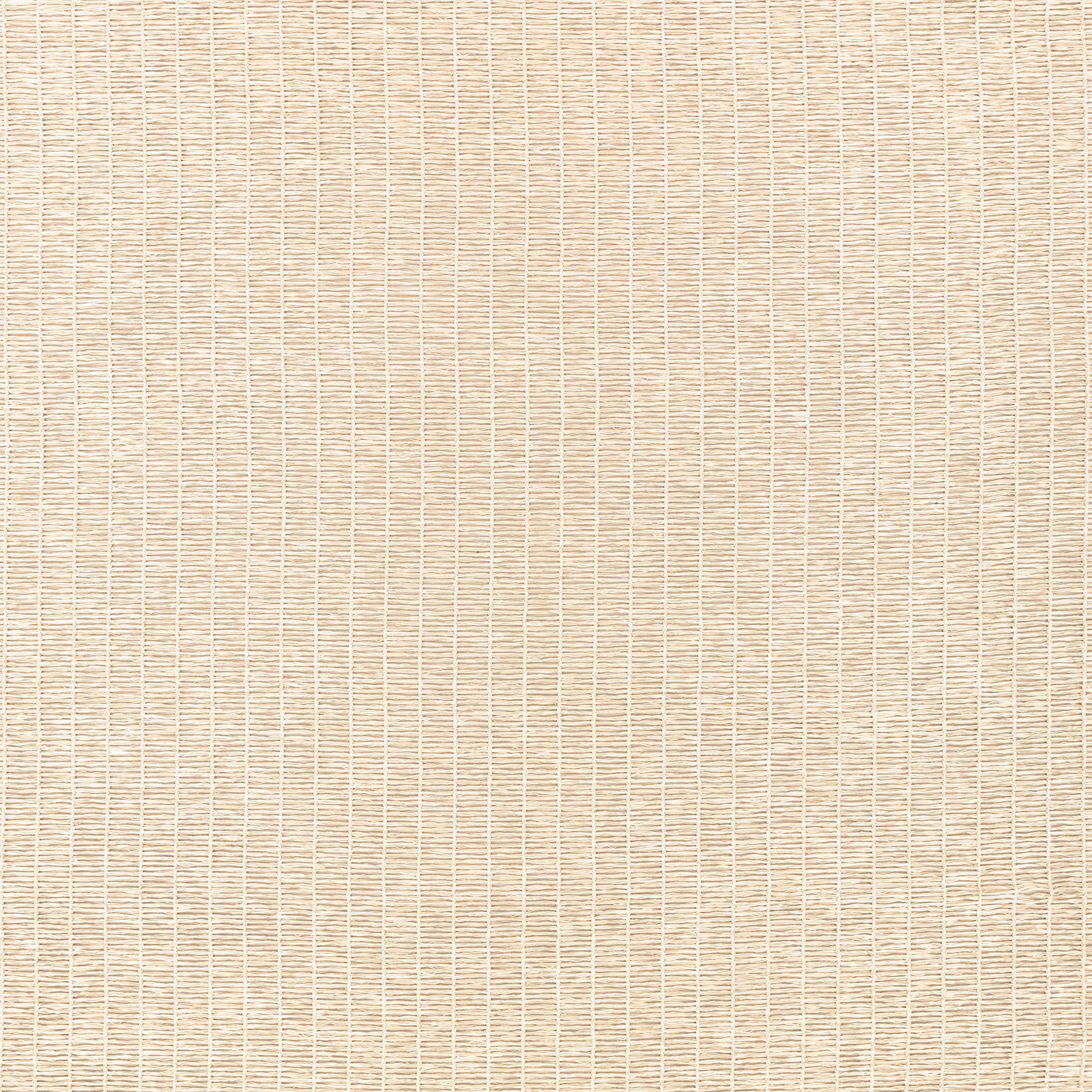 Warm ivory-beige sheer weave with fine horizontal lines and subtle small grid