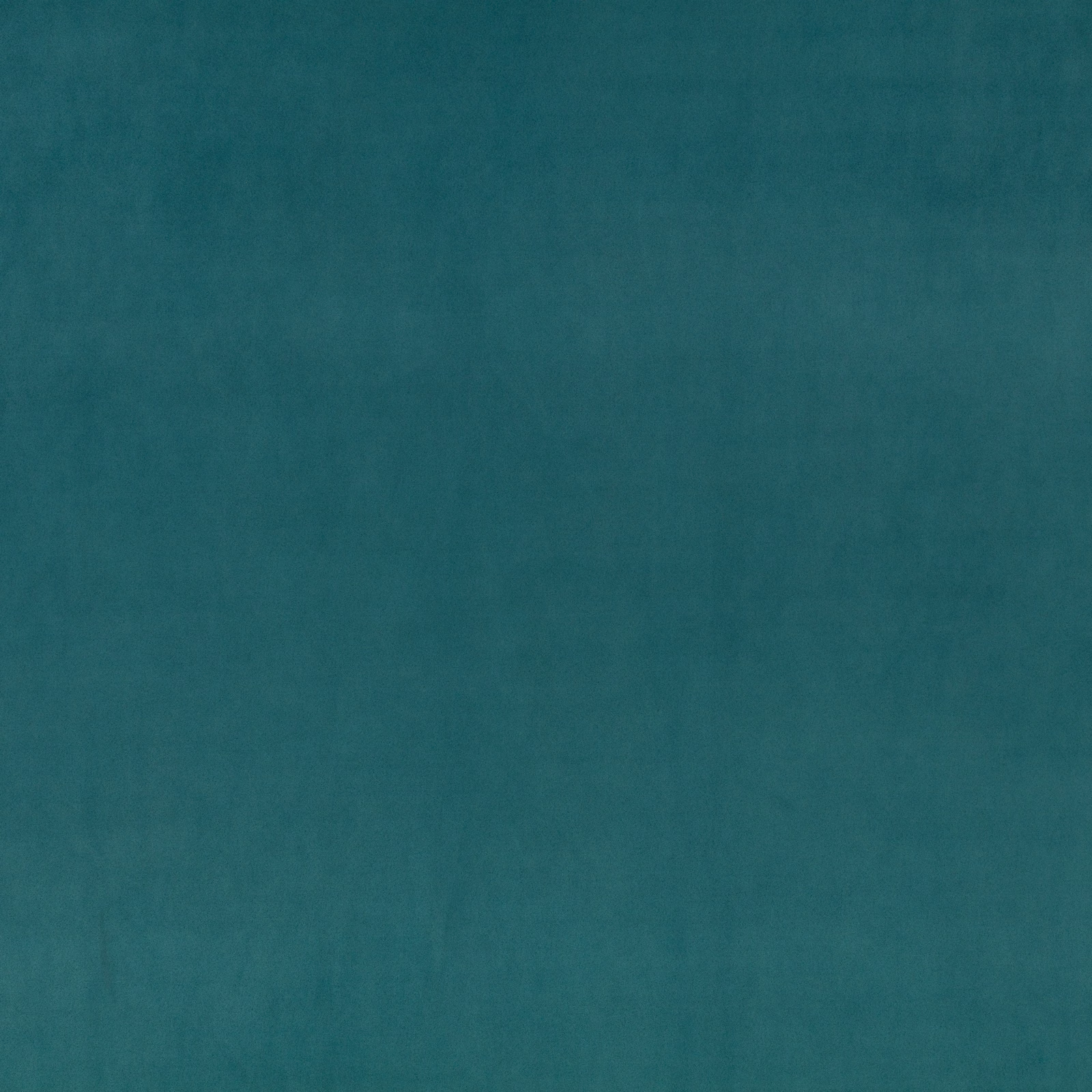 Deep cerulean teal suede-look fabric with a softly mottled brushed surface