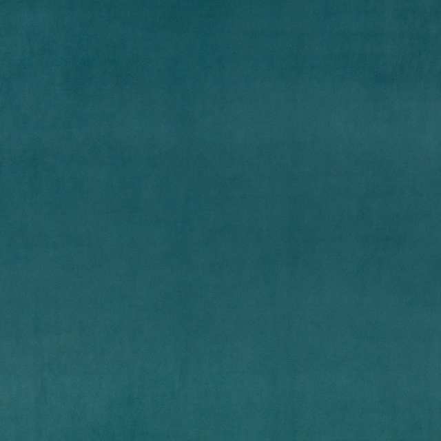 Deep cerulean teal suede-look fabric with a softly mottled brushed surface