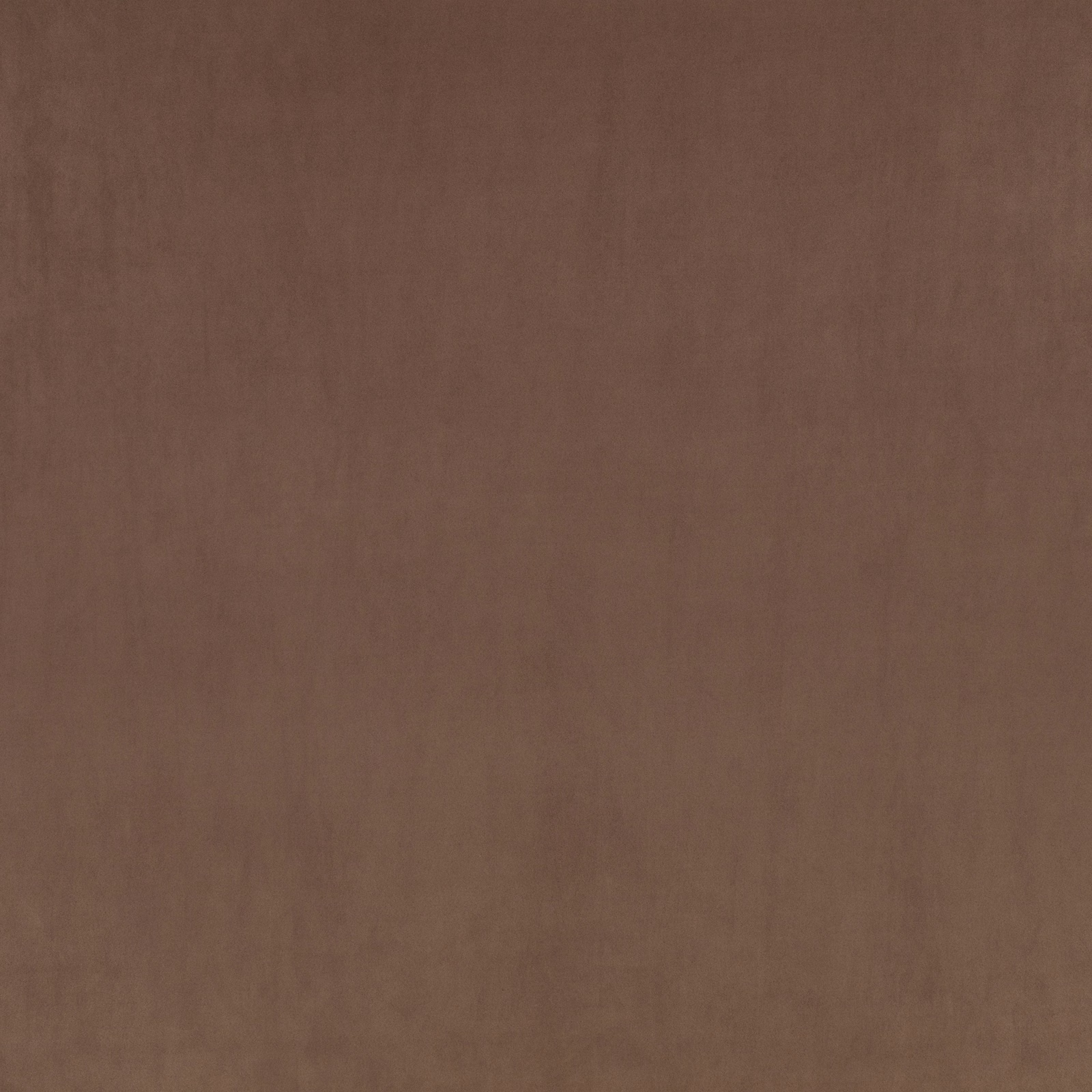 Plain cocoa-brown suede-effect fabric with a soft, subtly brushed surface