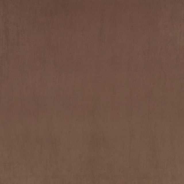 Plain cocoa-brown suede-effect fabric with a soft, subtly brushed surface
