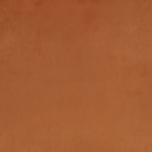 Warm cognac suede-look fabric with a softly mottled, low-sheen surface