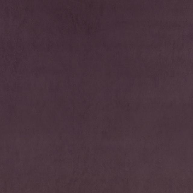Deep eggplant purple suede-effect fabric with subtle brushed tonal shading