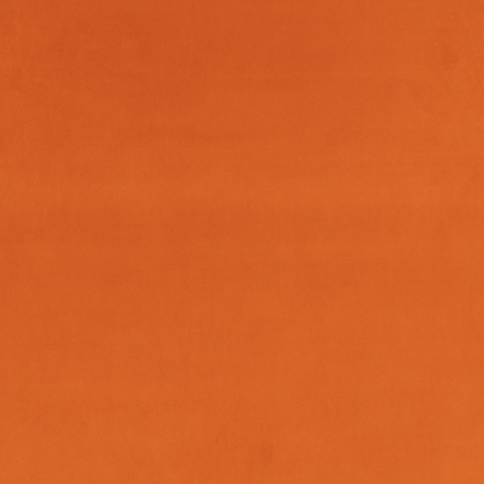 Solid burnt rust-orange suede-look fabric with a softly brushed surface
