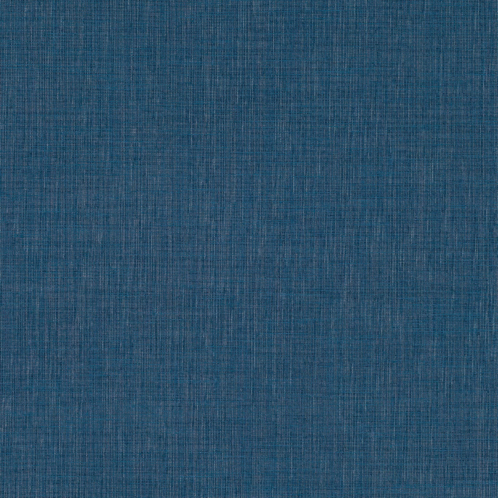Deep cerulean blue textile with fine crosshatched woven texture