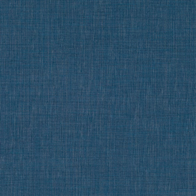 Deep cerulean blue textile with fine crosshatched woven texture