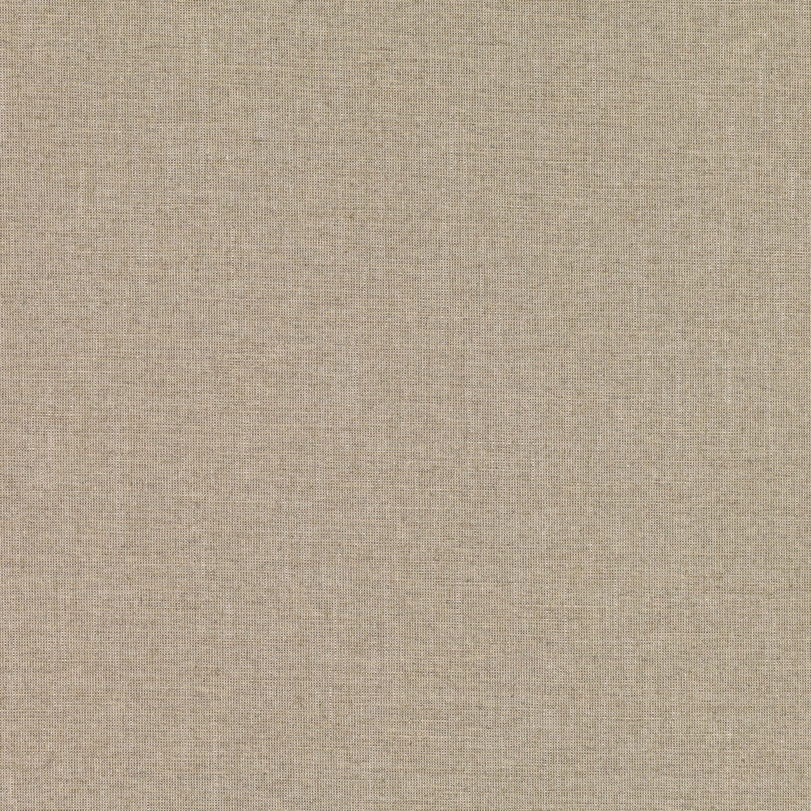 Close-up of muted tobacco taupe fabric with a fine crosshatched weave