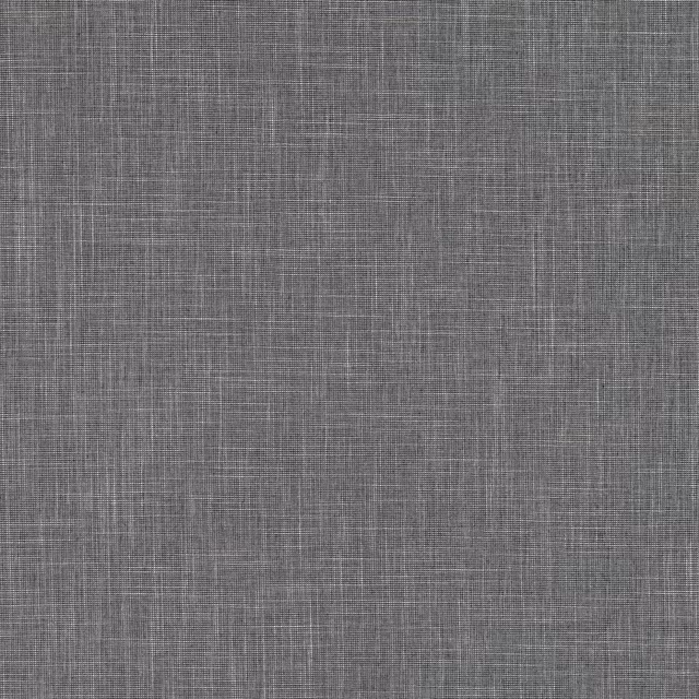 Close-up of cool charcoal-grey fabric with fine woven crosshatch texture