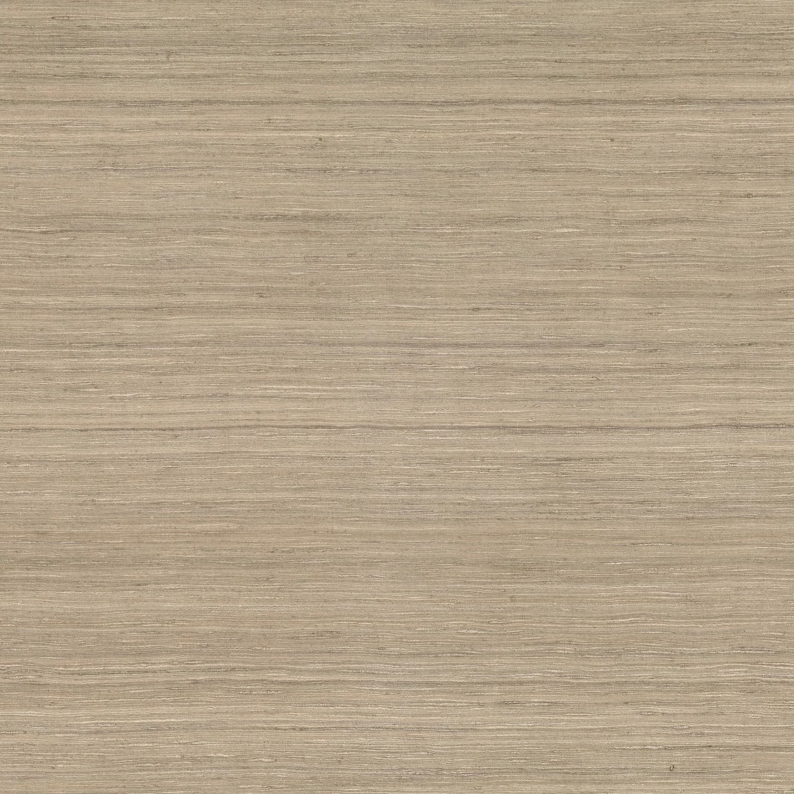 Close-up of pale coir-taupe fabric with fine horizontal slub texture