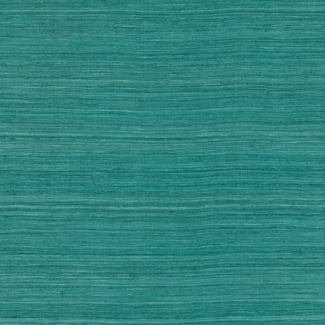 Deep jade-teal textile with fine horizontal slub texture and tonal woven striations