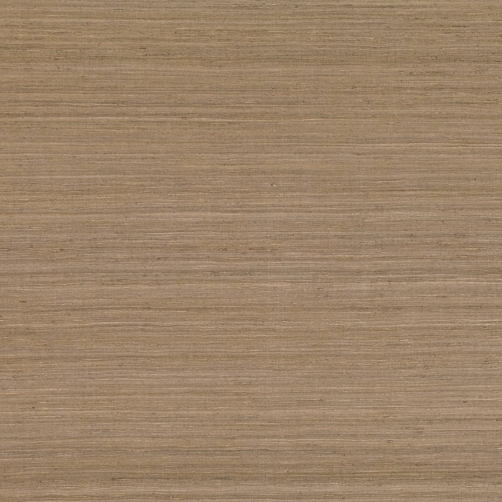Warm tobacco-brown textile with fine horizontal slub lines and a softly matte surface