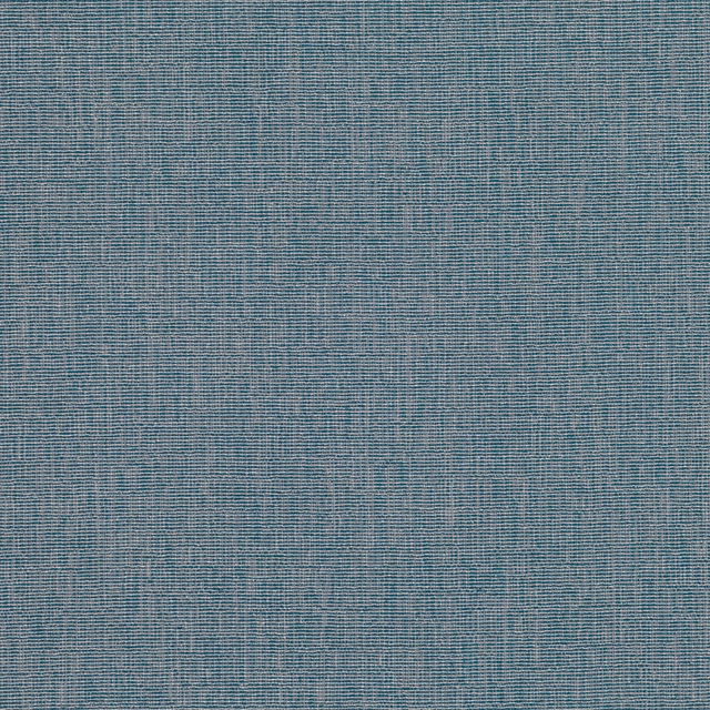 Close view of Pamir Cerulean’s fine blue-grey woven crosshatch texture