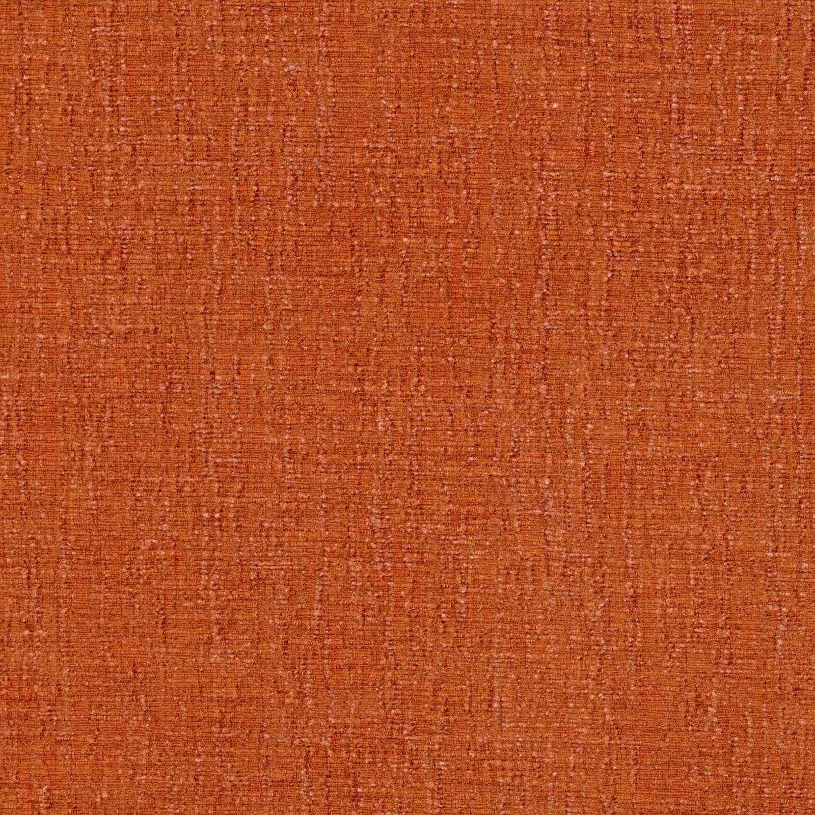Burnished ember-orange woven textile with fine slubbed crosshatch texture