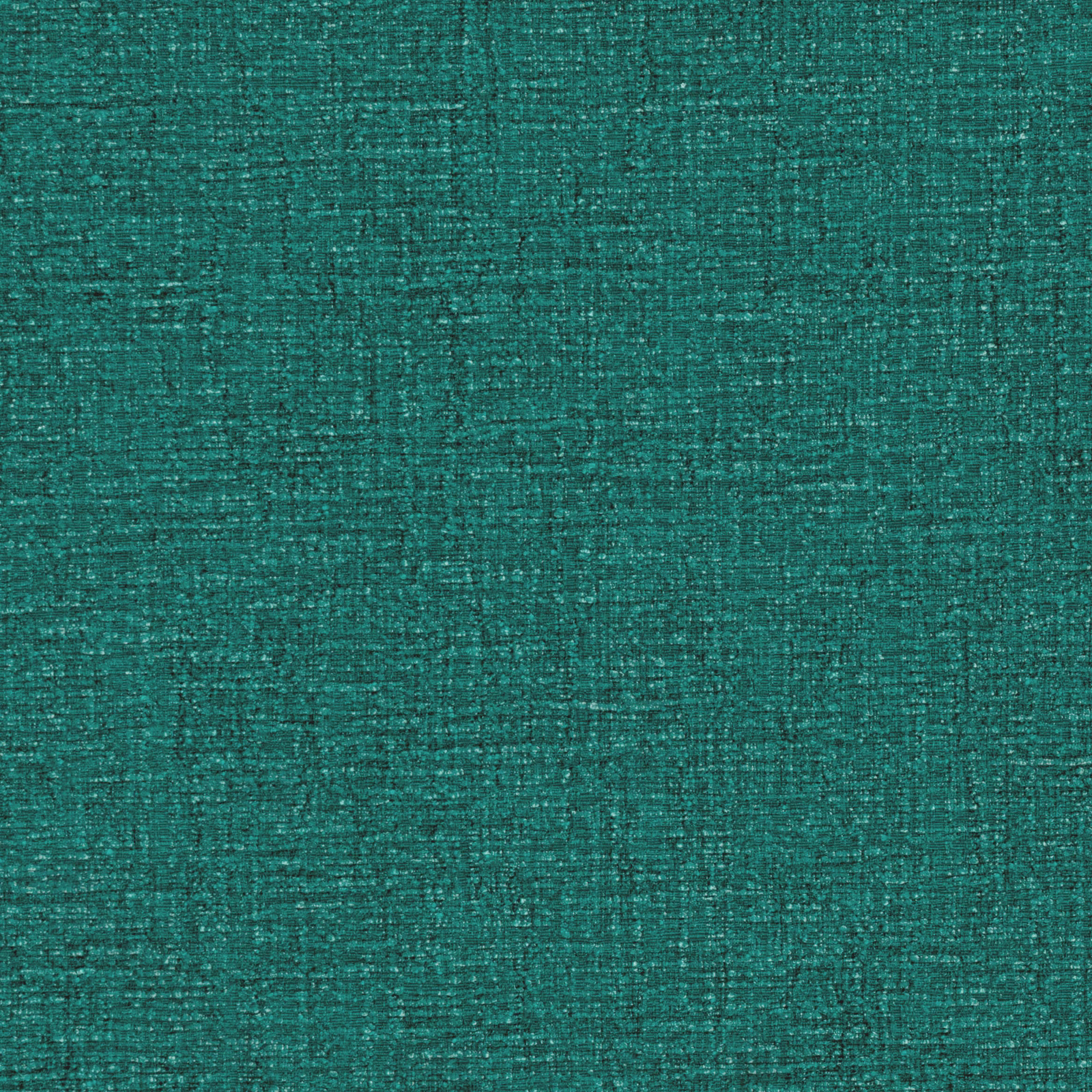 Close-up of deep jade-teal woven fabric with fine, mottled slub texture