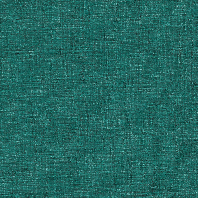 Close-up of deep jade-teal woven fabric with fine, mottled slub texture