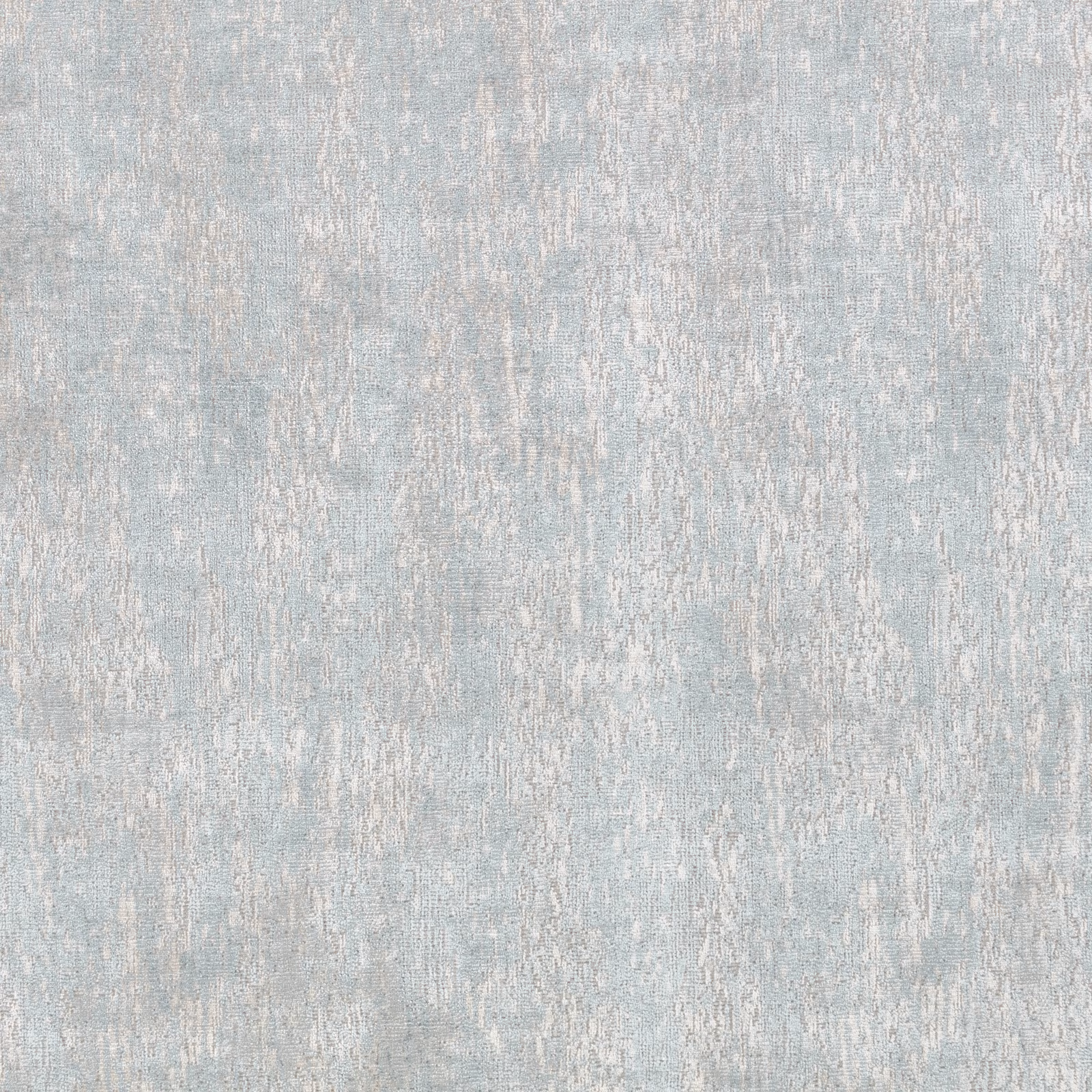 Pale seafoam woven textile with cloudy vertical striations and softly mottled texture