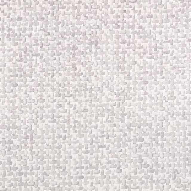 Pale mist-grey fabric with a dense, softly textured pattern of small curved marks