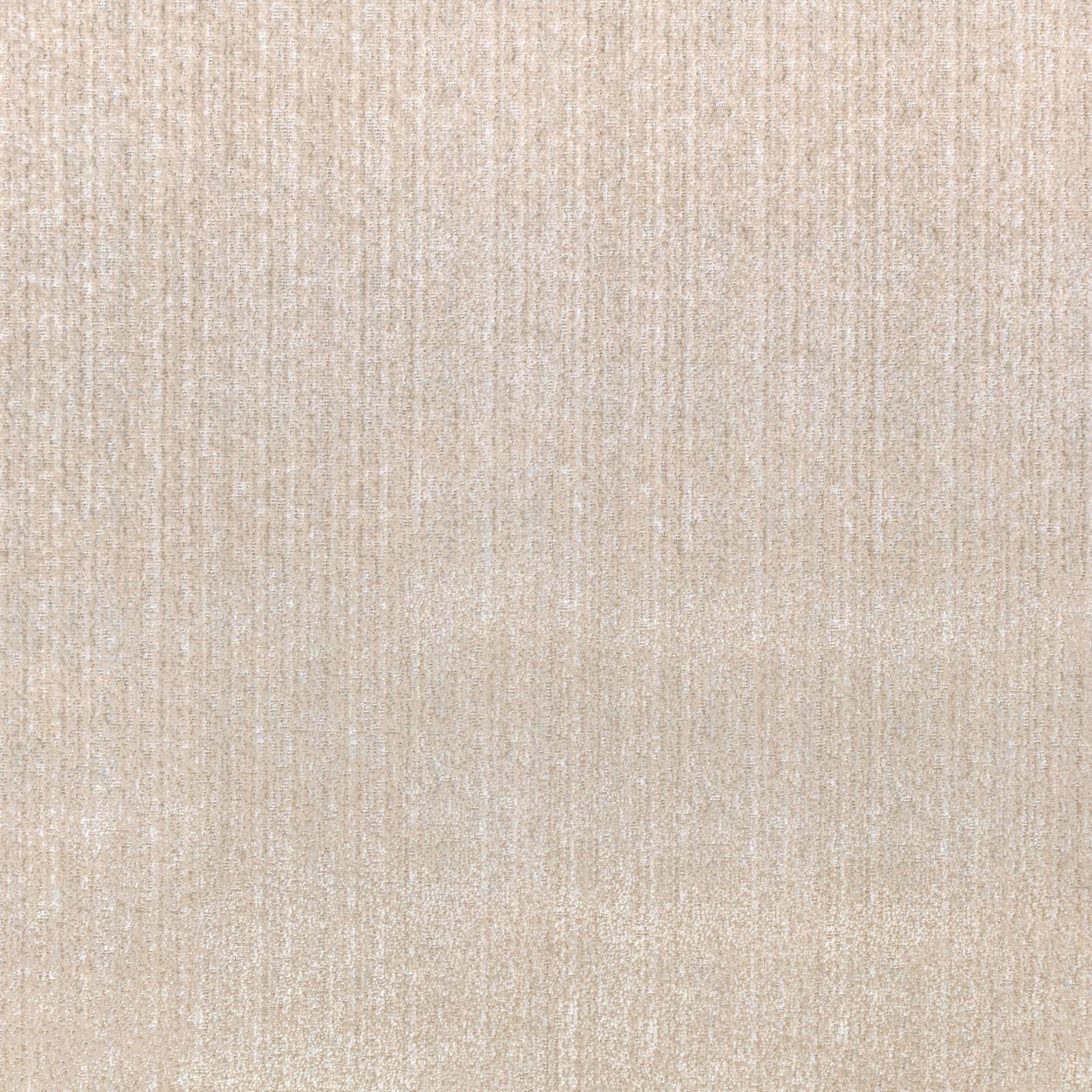 Pale natural beige woven fabric with subtle vertical striations and softly flecked texture