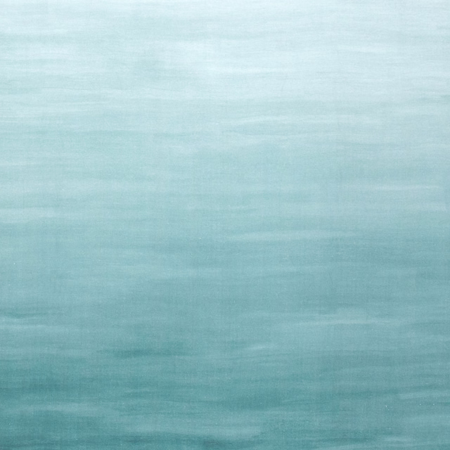 Pale seafoam teal textile with soft horizontal striations and cloudy woven texture