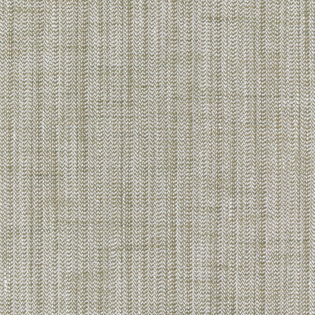 Muted olive-green fabric with fine vertical herringbone chevrons and pale woven threads