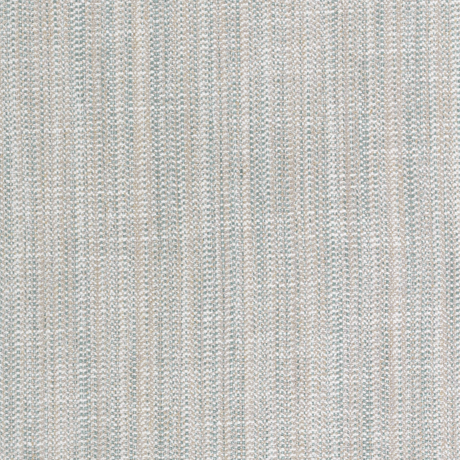 Pale seafoam and ivory fabric with fine vertical woven texture