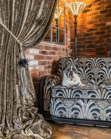 Simon Houlding upholstery and soft furnishings, a finished piece