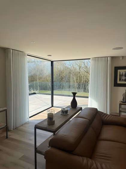 Simon Houlding upholstery and soft furnishings, a finished piece