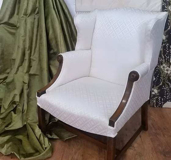 Simon Houlding upholstery and soft furnishings, a finished piece