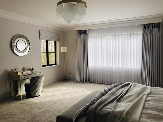 Simon Houlding upholstery and soft furnishings, a finished piece