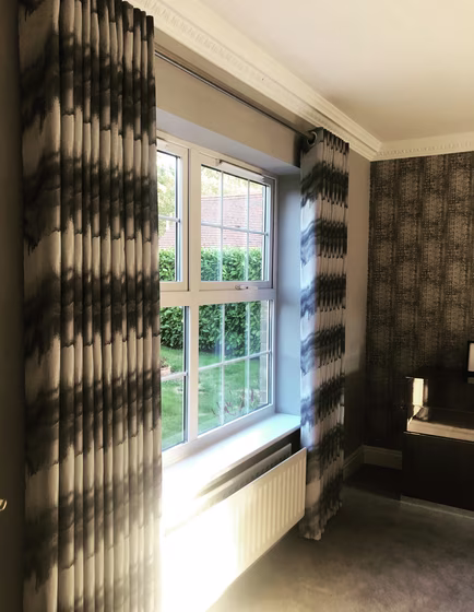 Simon Houlding upholstery and soft furnishings, a finished piece