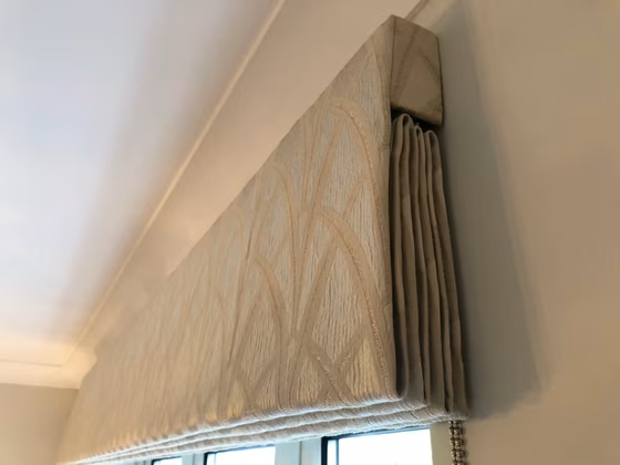 Simon Houlding upholstery and soft furnishings, a finished piece